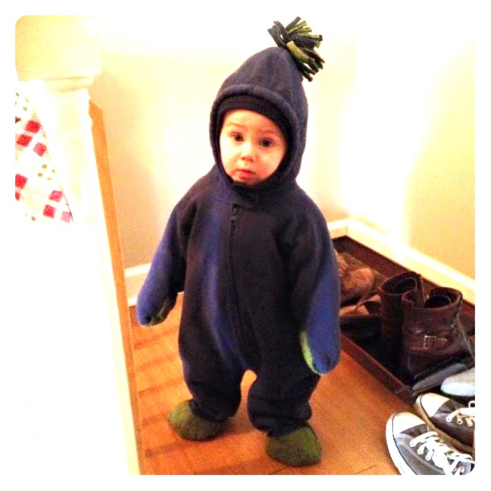 Waterproof Infant Toddler Snowsuit with Hood